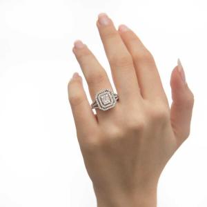 Sõrmus teemantidega 1,00 karaati