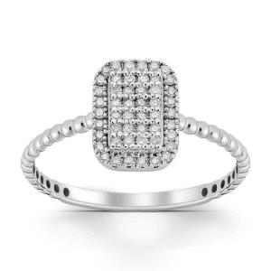 Sõrmus teemantidega 0,18 karaati