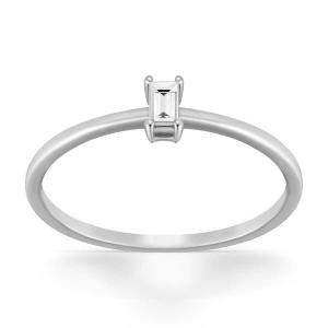 Кольцо с бриллиантом 0,09 карат