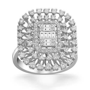 Sõrmus teemantidega 0,70 karaati