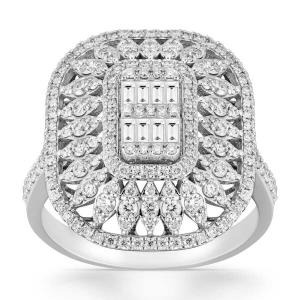 Sõrmus teemantidega 1,02 karaati