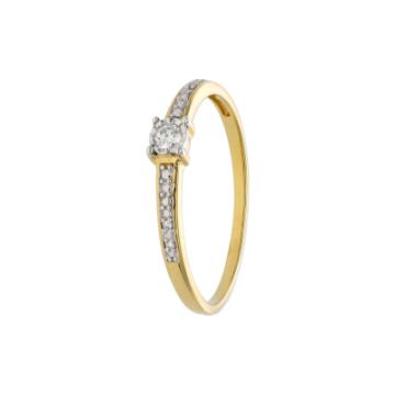 Золотое кольцо FR-405406Y